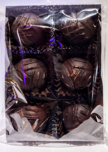 Dark chocolate truffles