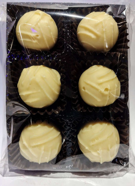 White chocolate truffles
