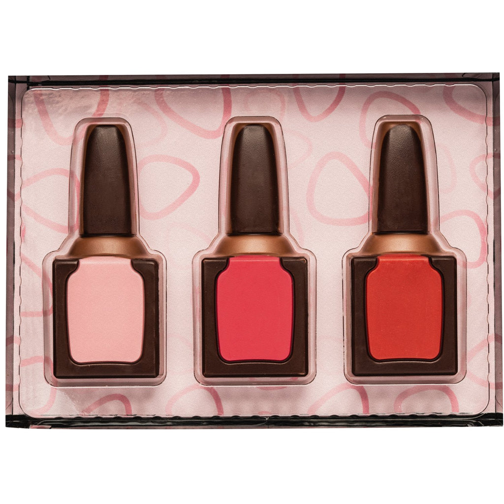 Chocolate nail varnish