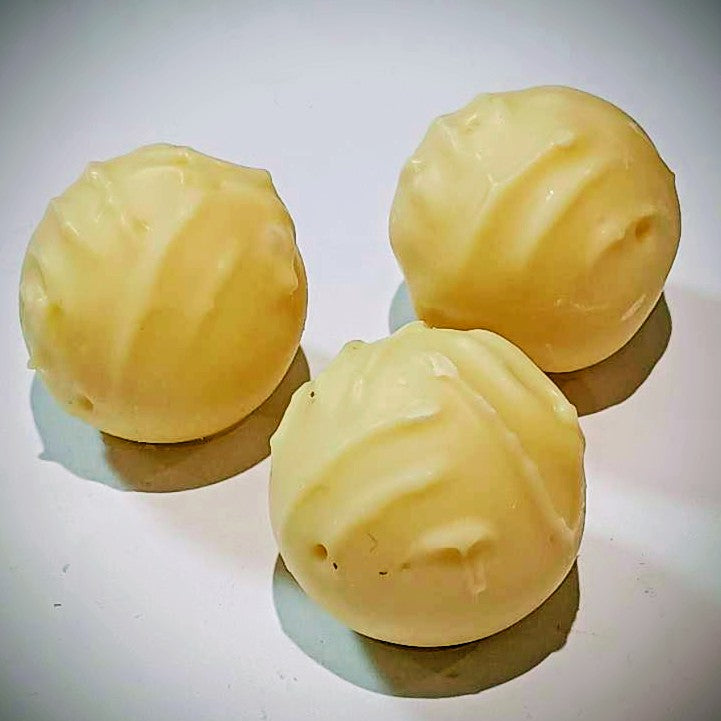 White chocolate truffles