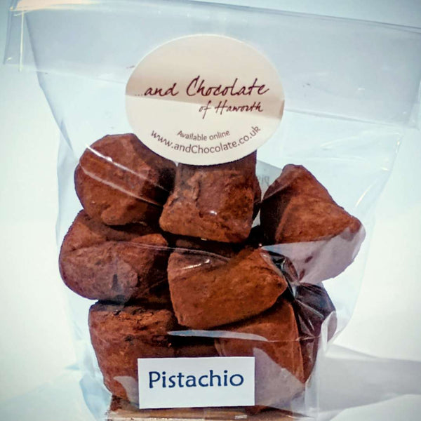 Pistachio truffles 100g