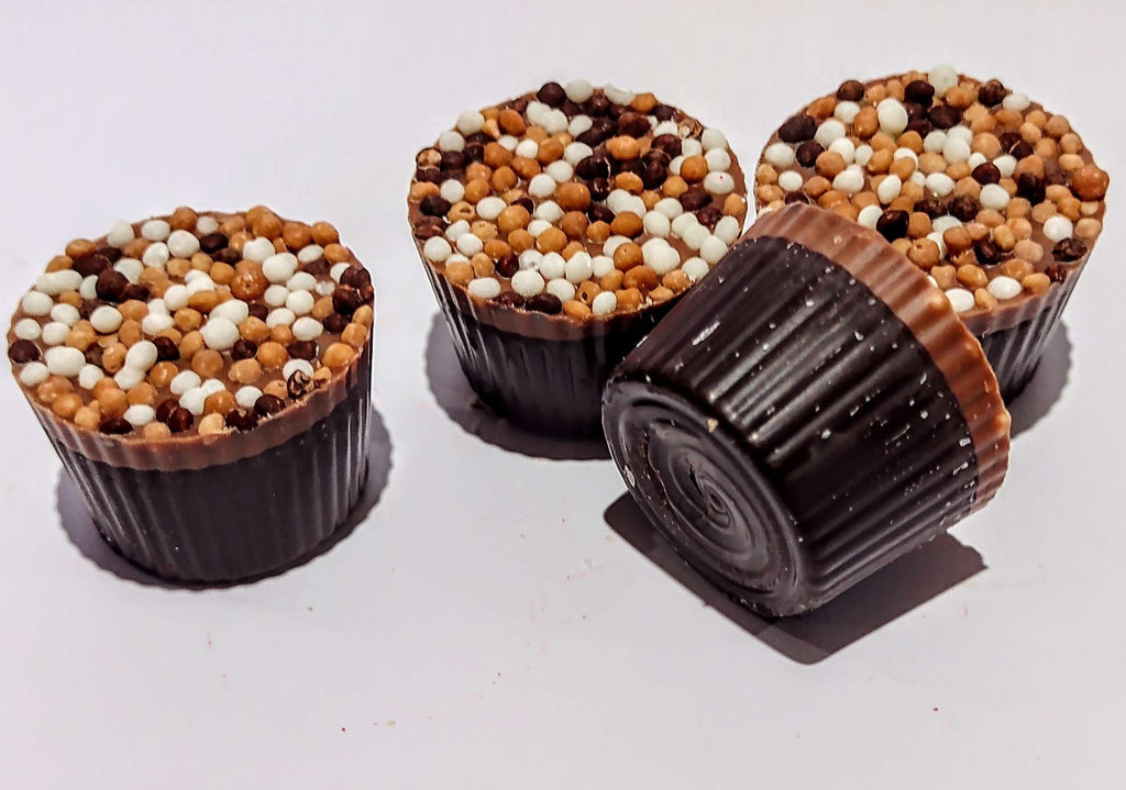 Triple chocolate crunch cup