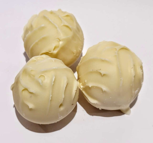 White chocolate truffles