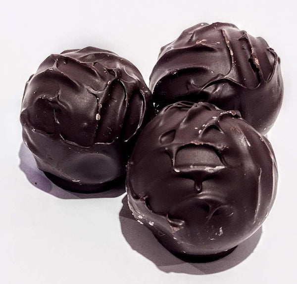 Dark chocolate truffles