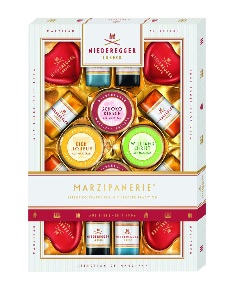 Niederegger Marzipanerie - a selection of assorted marzipan treats