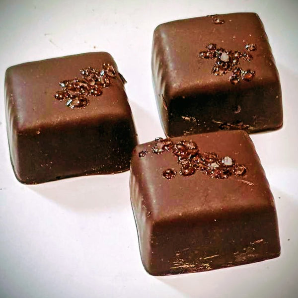Caramel & Sea Salt in dark chocolate