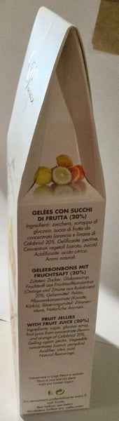 Le Preziose Italian jellies with fruit juice - Orange & Lemon