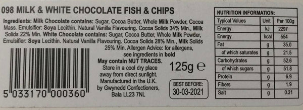Chocolate Fish & Chips