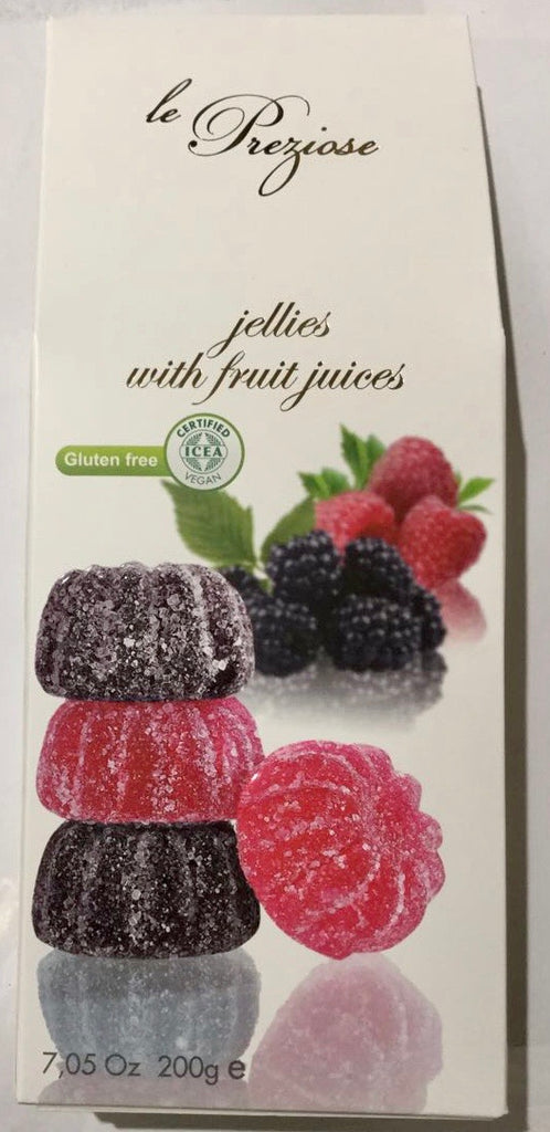 Le Preziose Italian jellies with fruit juice - Blackberry and Raspberry